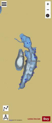 Tukallah Lake depth contour Map - i-Boating App