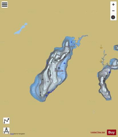 Ualik depth contour Map - i-Boating App