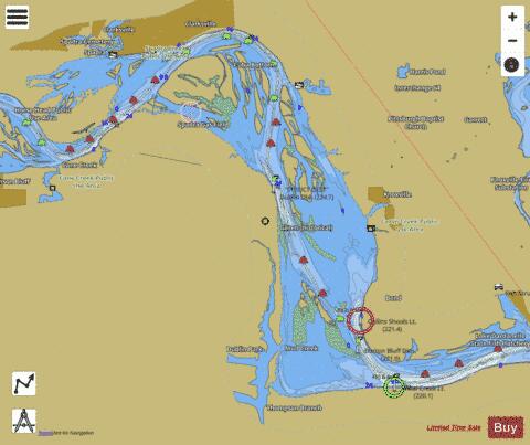 US_CC_AR_arkansas_e_sq_11_492_808 depth contour Map - i-Boating App