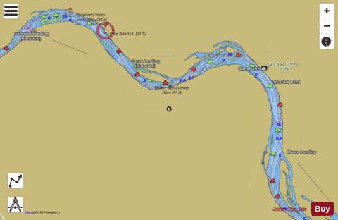 US_CC_AR_arkansas_e_sq_11_503_817 depth contour Map - i-Boating App