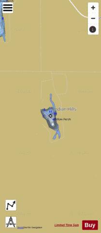 Arrowhead Lake, Steuben county depth contour Map - i-Boating App