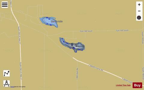 Gooseneck Lake, Steuben county depth contour Map - i-Boating App