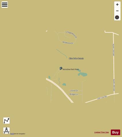 Morsches Park Pond depth contour Map - i-Boating App