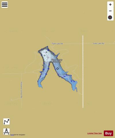 Geary Co. SFL, Geary depth contour Map - i-Boating App