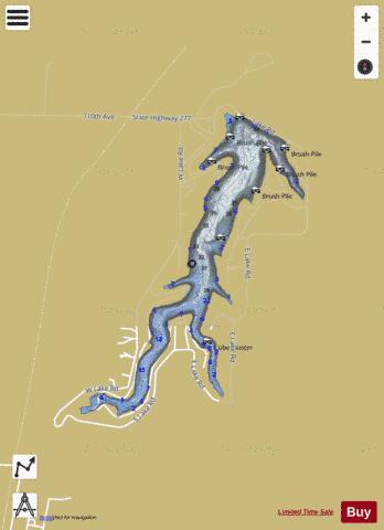 Lake Crawford State Park #2, Crawford depth contour Map - i-Boating App