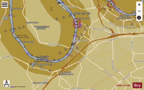 Cumberland River section 11_529_803 depth contour Map - i-Boating App