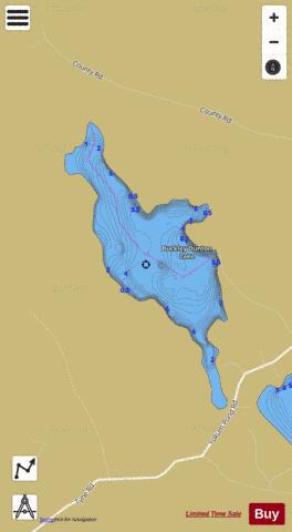 Buckley Dunton Lake depth contour Map - i-Boating App