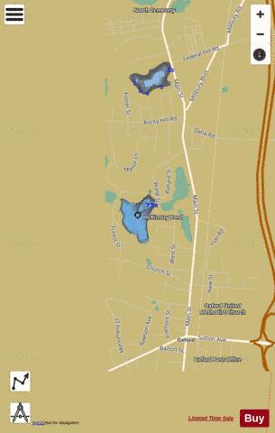 McKinstry Pond depth contour Map - i-Boating App
