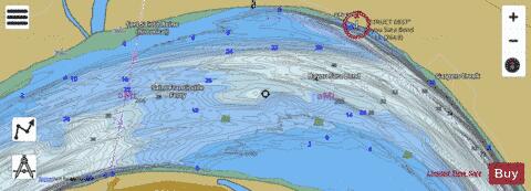 Lower Mississippi River section 11_504_839 depth contour Map - i-Boating App