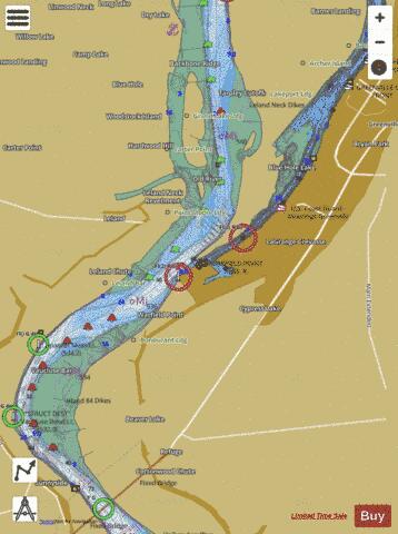 Lower Mississippi River section 11_505_822 depth contour Map - i-Boating App