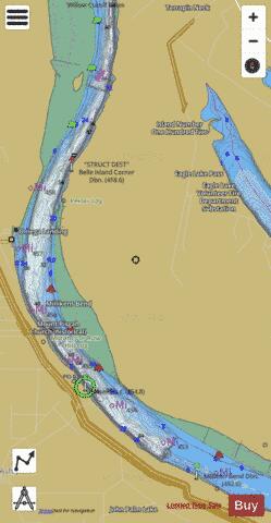 Lower Mississippi River section 11_505_828 depth contour Map - i-Boating App