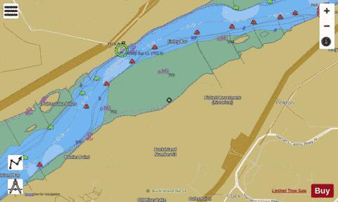 Lower Mississippi River section 11_510_812 depth contour Map - i-Boating App