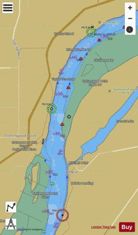 Lower Mississippi River section 11_513_803 depth contour Map - i-Boating App
