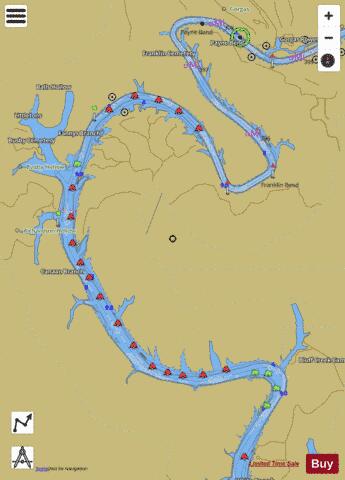 US_CC_MS_tombig_e_sq_11_527_820 depth contour Map - i-Boating App