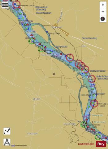 Upper Mississippi River section 11_513_791 depth contour Map - i-Boating App