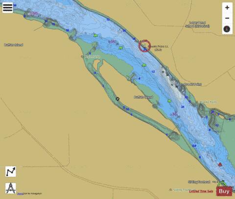 Upper Mississippi River section 11_515_797 depth contour Map - i-Boating App