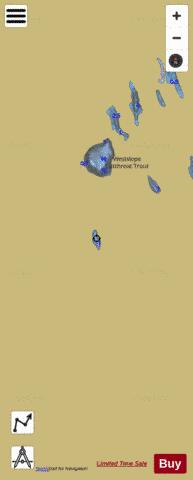 Necklace Lake #11 depth contour Map - i-Boating App