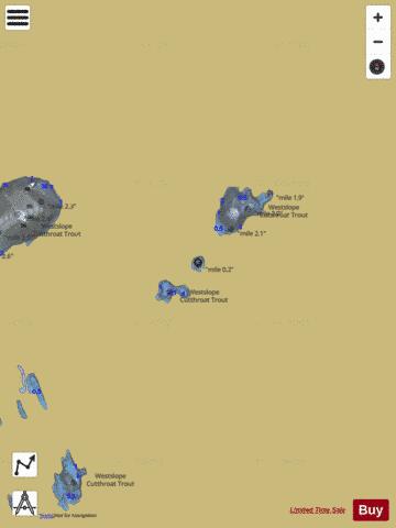 Necklace Lake #7 depth contour Map - i-Boating App