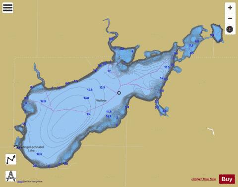 Dollinger-Schnabel Lake depth contour Map - i-Boating App