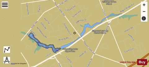 Strawbridge depth contour Map - i-Boating App