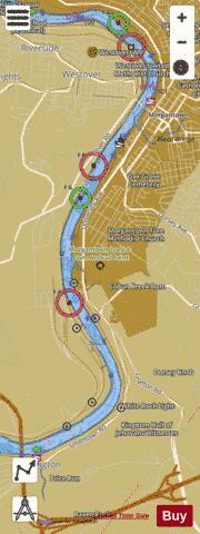 Monongahela River section 11_569_778 depth contour Map - i-Boating App
