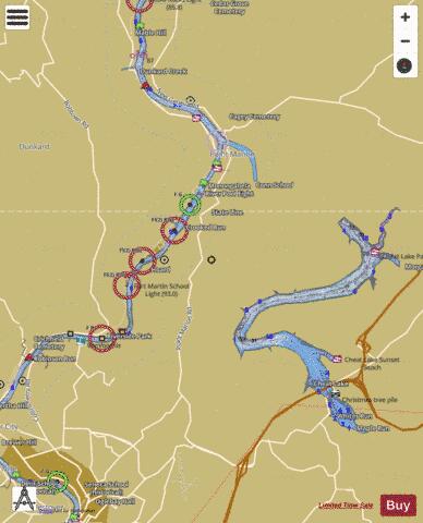 Monongahela River section 11_569_777 depth contour Map - i-Boating App