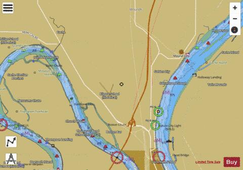 Ohio River section 11_516_796 depth contour Map - i-Boating App