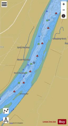 Ohio River section 11_517_796 depth contour Map - i-Boating App