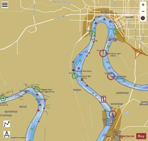 Ohio River section 11_525_790 depth contour Map - i-Boating App