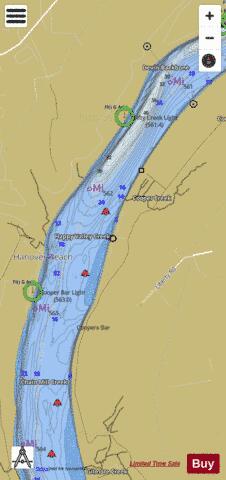 Ohio River section 11_537_784 depth contour Map - i-Boating App