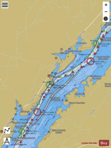Tennessee River section 11_533_814 depth contour Map - i-Boating App