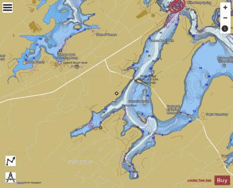 Tennessee River section 11_544_807 depth contour Map - i-Boating App