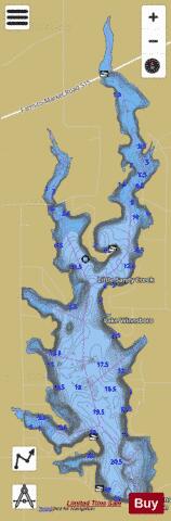 Lake Winnsboro depth contour Map - i-Boating App