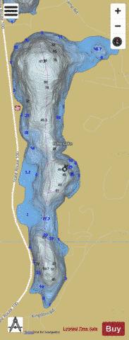 Echo LakeWindsor depth contour Map - i-Boating App