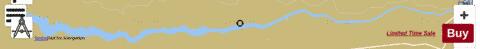 Morrow Point Reservoir depth contour Map - i-Boating App