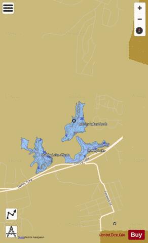 Maltby Lake #2 depth contour Map - i-Boating App