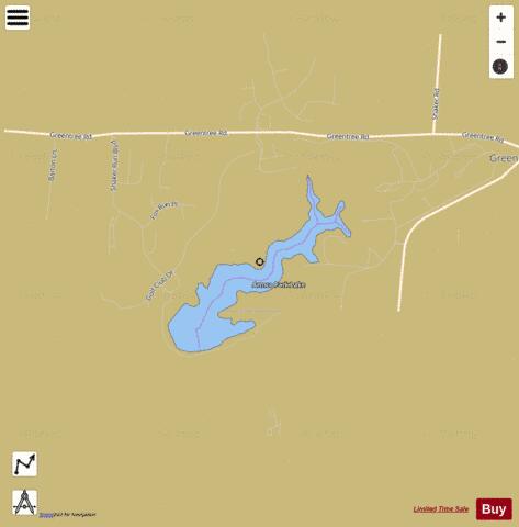 Armco Park Lake depth contour Map - i-Boating App