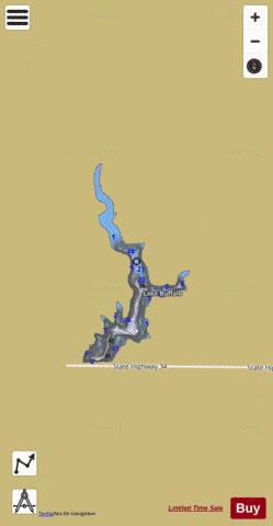 Lake Buffalo depth contour Map - i-Boating App