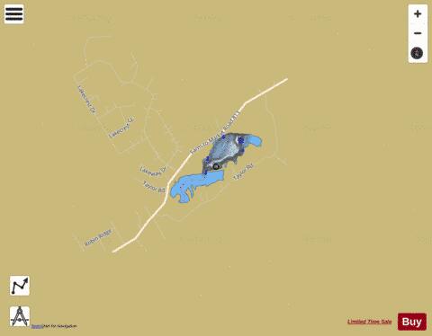 Lake Clopton depth contour Map - i-Boating App
