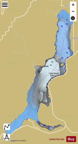 Deer Creek Reservoir depth contour Map - i-Boating App