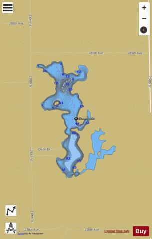 Alabama Lake depth contour Map - i-Boating App