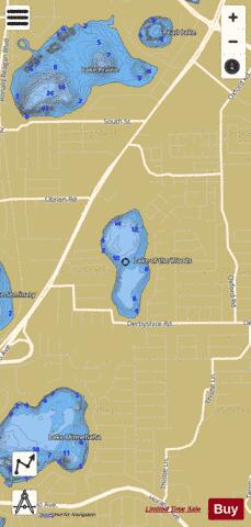 LAKE OF THE WOODS depth contour Map - i-Boating App