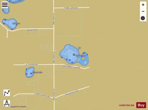 LAKE MABEL depth contour Map - i-Boating App