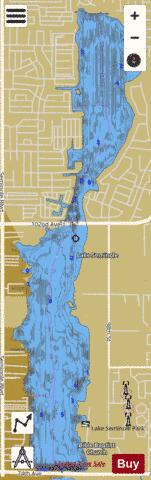Seminole depth contour Map - i-Boating App