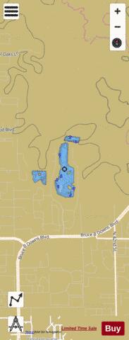 Lake Forest depth contour Map - i-Boating App