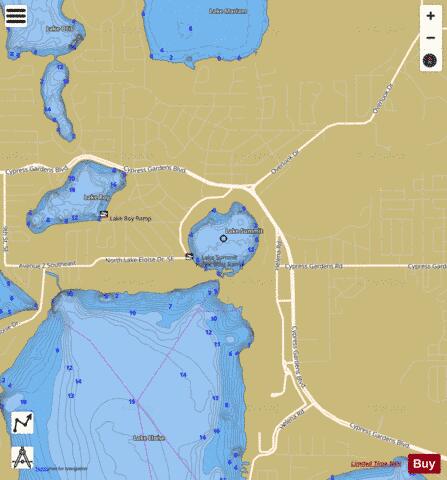 Lake Summit depth contour Map - i-Boating App