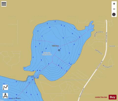 Fells Cove depth contour Map - i-Boating App