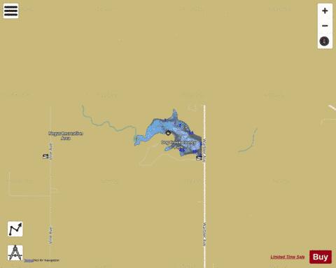 Dog Creek Park depth contour Map - i-Boating App