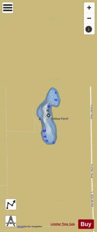 Caldwell Lake depth contour Map - i-Boating App