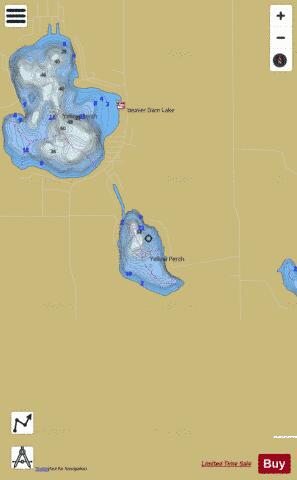 Loon Lake depth contour Map - i-Boating App